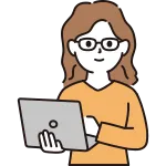 Female Programmer Upper Body SVG Icon